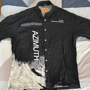 Black and White Men's Shirt